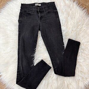 Madewell Skinny Skinny Black Wash Jeans